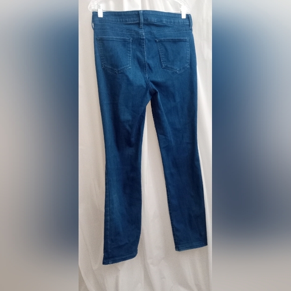 NYDJ High Rise Waist Whisker Marilyn Straight Jeans- Size:10 - Picture 7 of 9